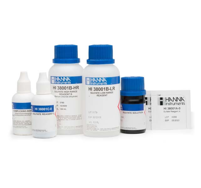 Sulfate test kit 100 10000 mg l